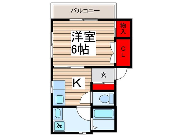 ボーベル柏の物件間取画像